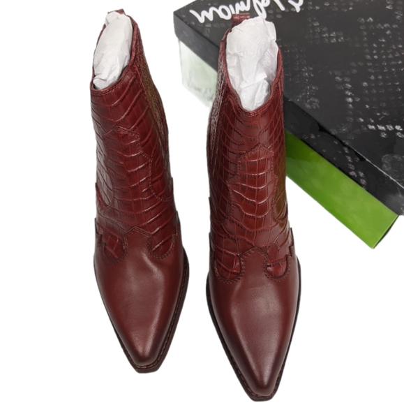 Anthropologie Sam Edelman Crock Leather Ankle Boots - Picture 4 of 6